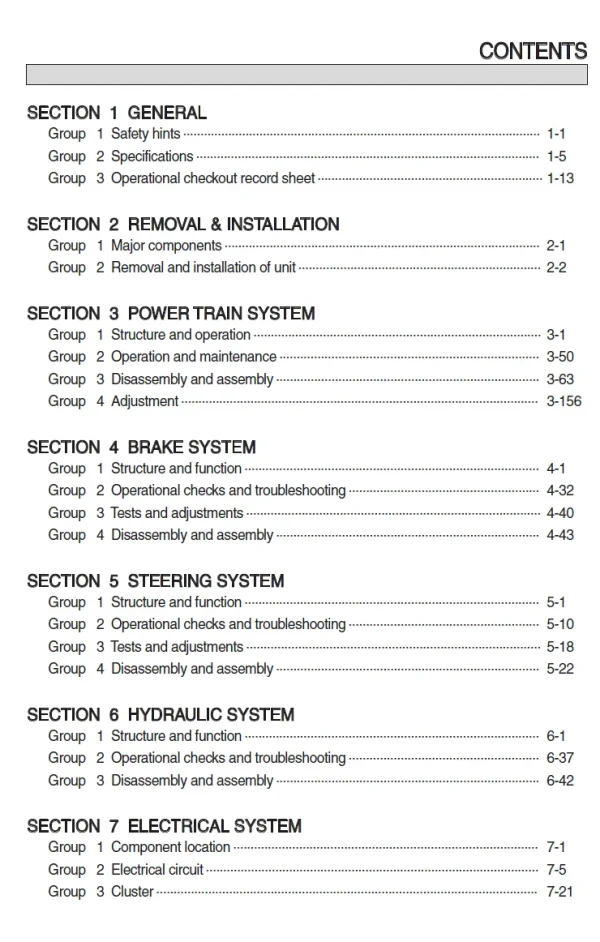 HYUNDAI 160D-9L service manual