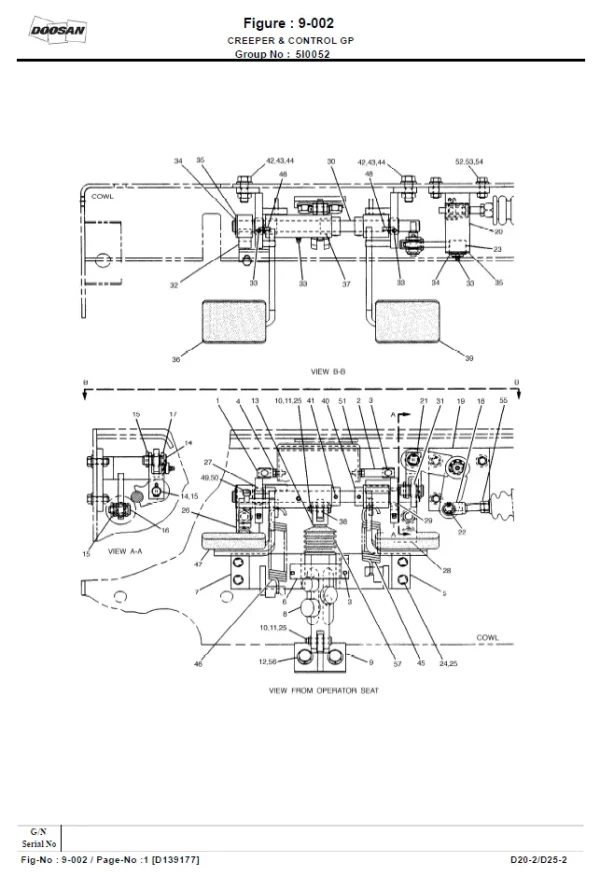 D25-2 PARTS BOOK