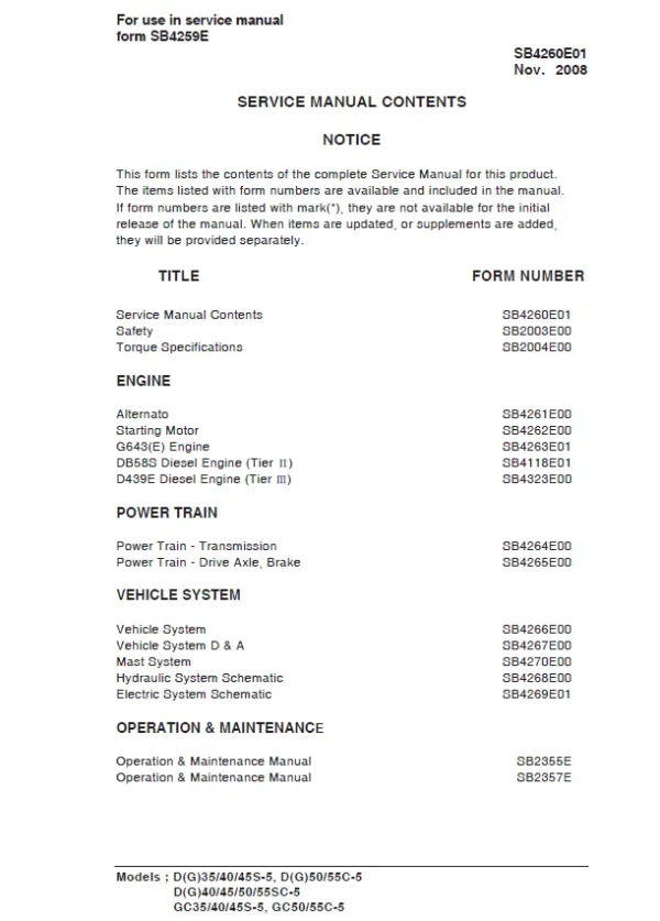 D35S-5_SB4259E service manual