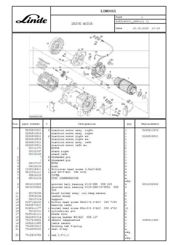 LINDE E16 (335)(Y:95-99) MANUAL - Image 3