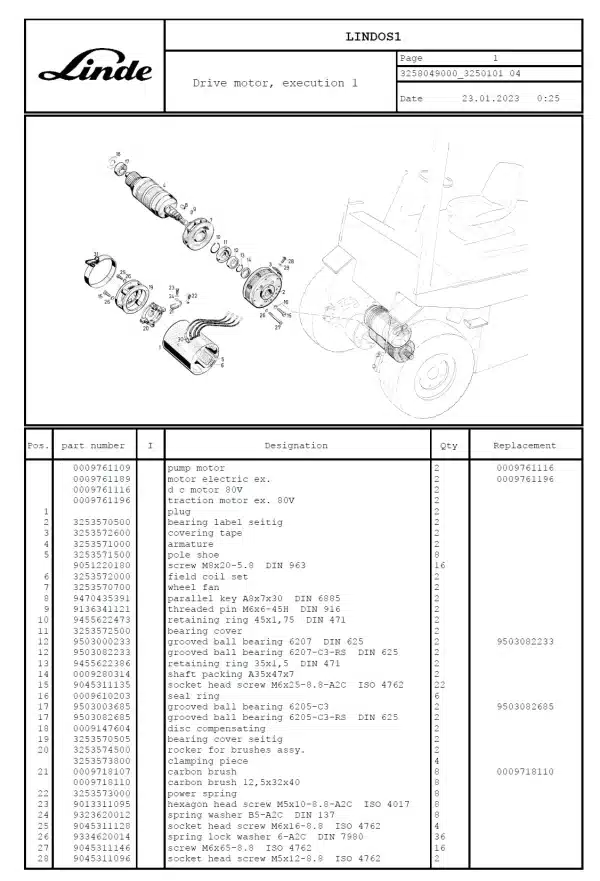 LINDE E30 (325)(Y:75-81) MANUAL - Image 3