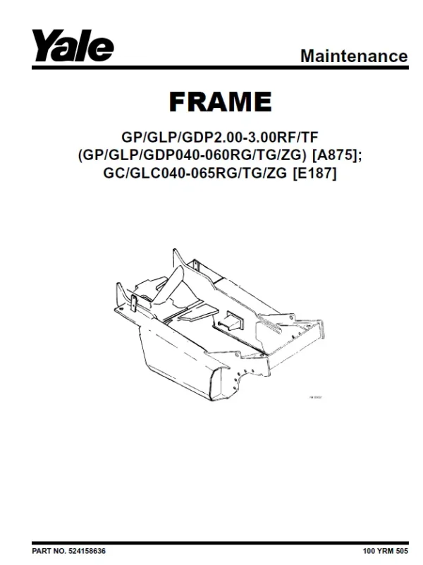 yale GDP3.0TF Service manual