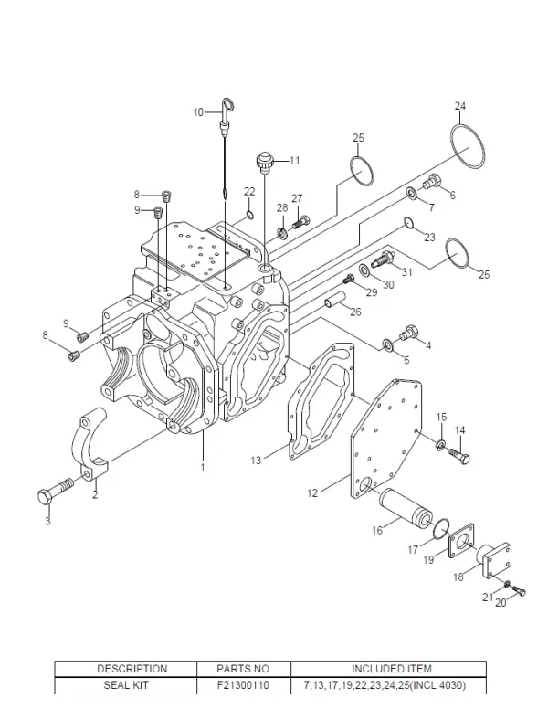 HDF18 5 PARTS MANUAL forklift manual