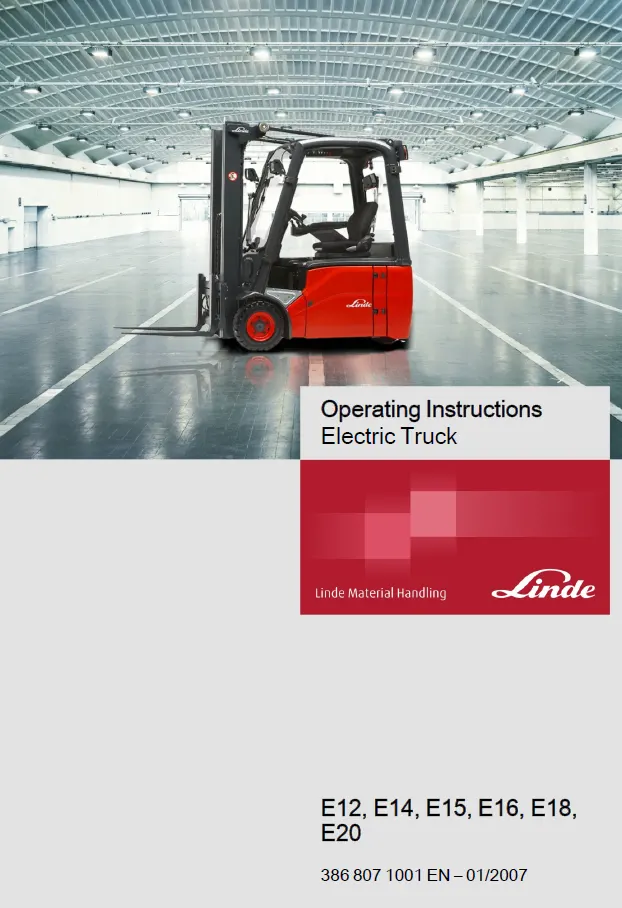 Linde E20 (386) Manual 4 Linde E20 (386) Manual - Image 4