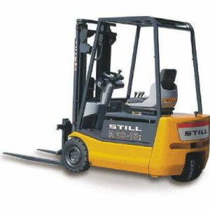 a forklift with a yellow and black color