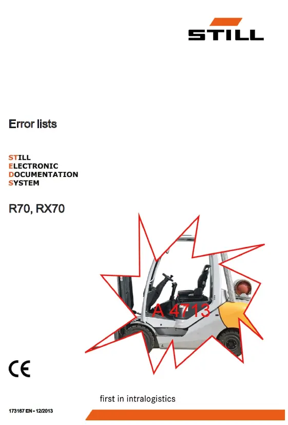 Still RX70-18D (7311-7313) Manual 5 Still RX70-18D (7311-7313) Manual - Image 5
