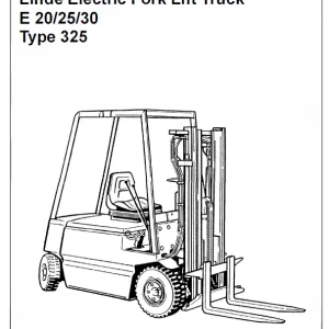 LINDE E30 (325) service