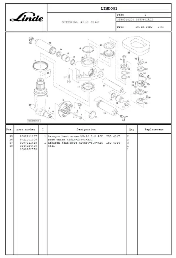 LINDE E16 (335-3)(Y:11-) MANUAL - Image 3