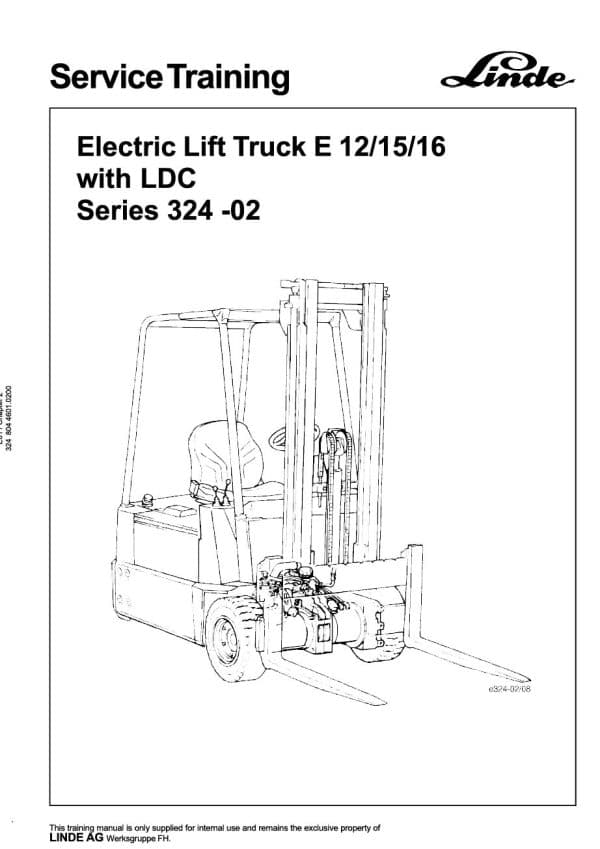 LINDE E16-02 (324-02)(Y:99-07) MANUAL - Image 2