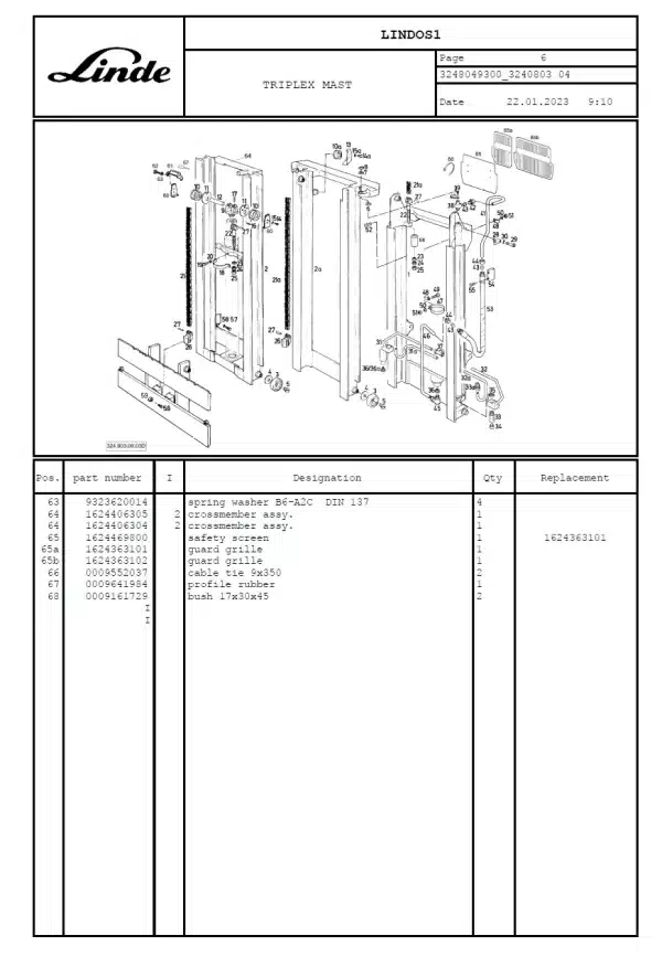 LINDE E16-02 (324-02)(Y:99-07) MANUAL - Image 3