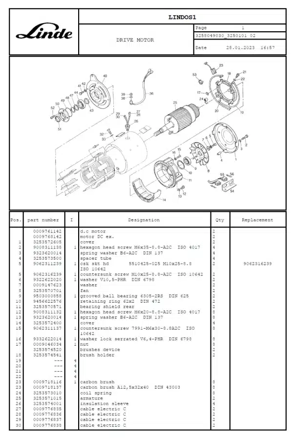 LINDE E30 (325)(Y:89-95) MANUAL - Image 3