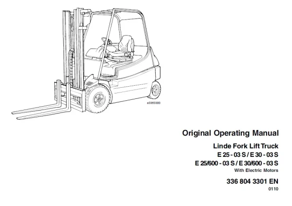 LINDE E30 (336-03)(Y:07-) MANUAL - Image 4