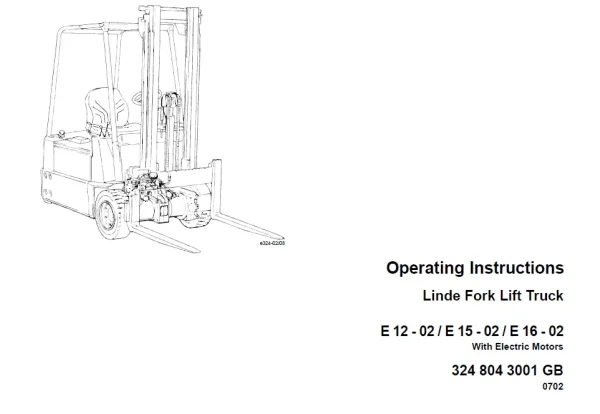 linde e16 user manual