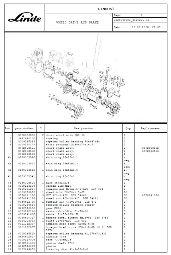 LINDE H40 (332)(Y:77-81) MANUAL - Image 2