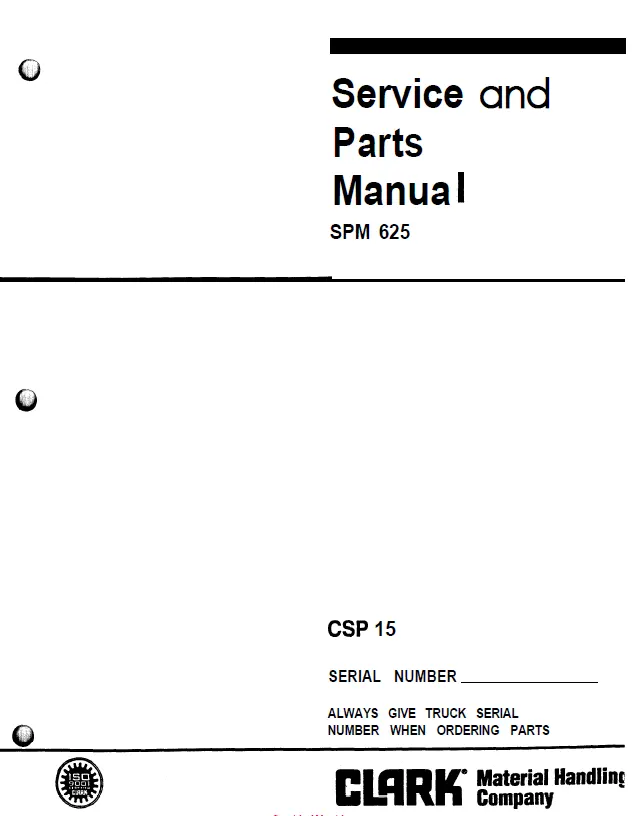 Clark CS15 Manual 4 Clark CS15 Manual - Image 4