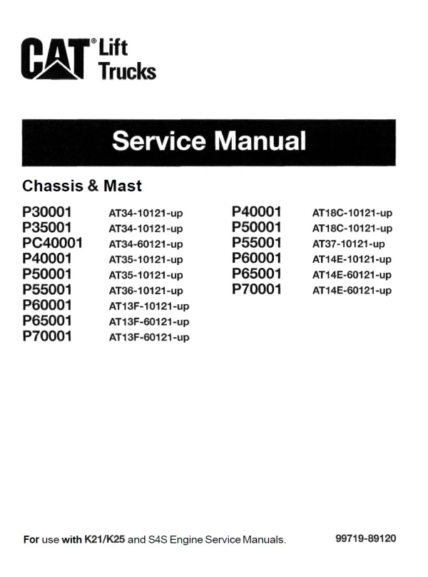 246305371 CAT Lift Trucks Service Manuals forklift manual