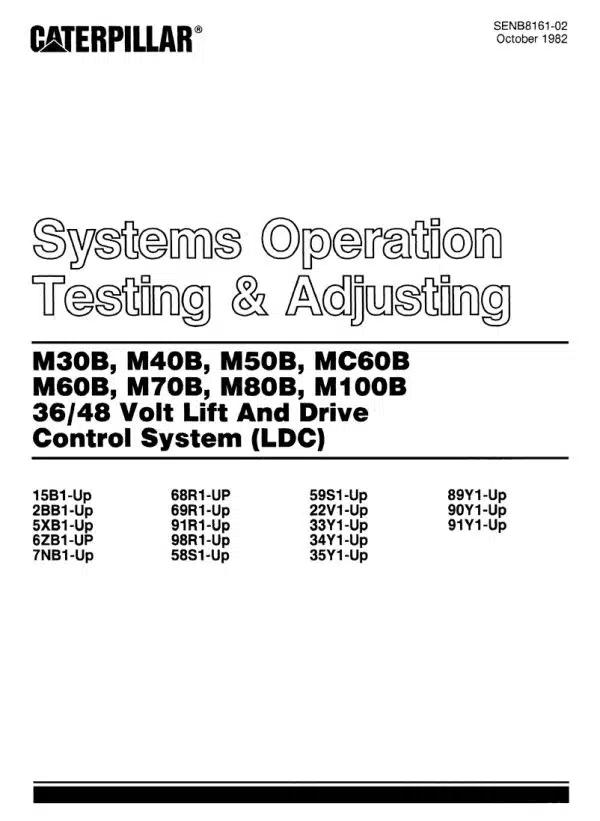 Caterpillar M70B Manual - Image 4