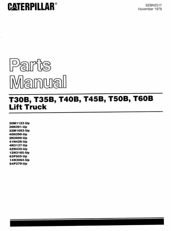 CATERPILLAR T40B MANUAL - Image 3