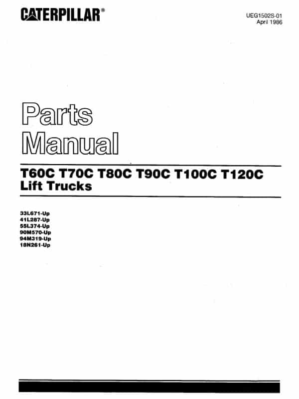 CATERPILLAR T100C MANUAL - Image 4