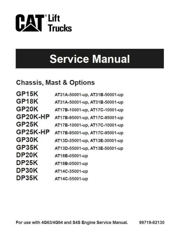 CATERPILLAR DP30K MANUAL - Image 4