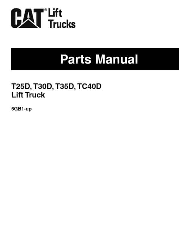 CATERPILLAR T30D MANUAL - Image 2