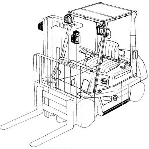 TOYOTA 2FDC25 forklift