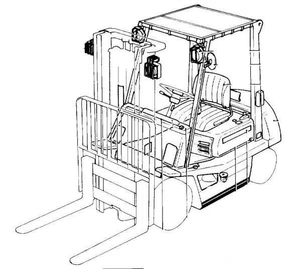 TOYOTA 2FDC25 forklift