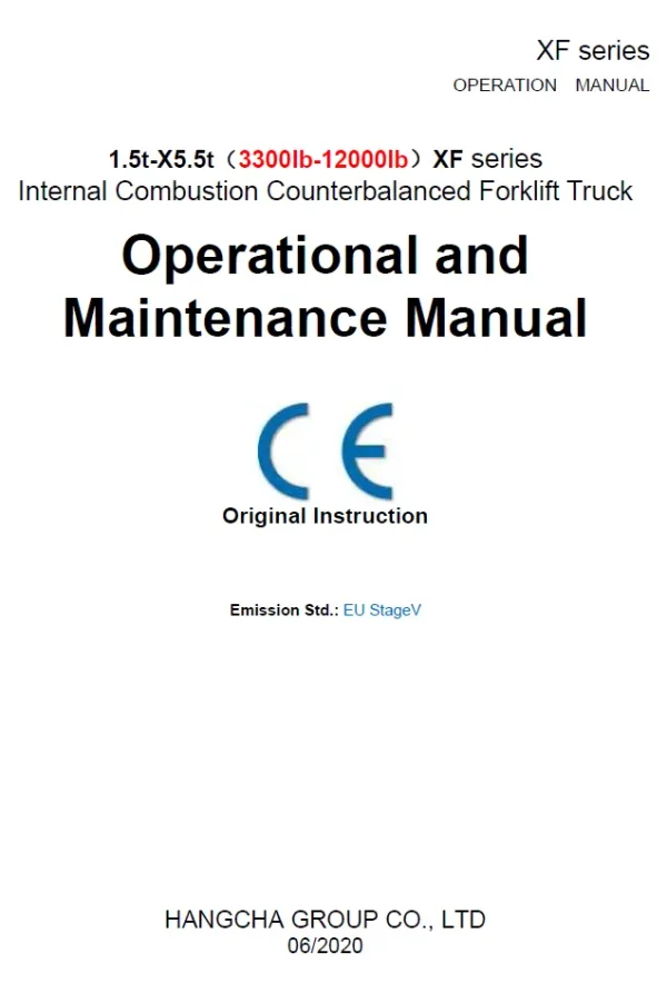 HANGCHA CPCD25 (XF-SERIES) MANUAL - Image 4