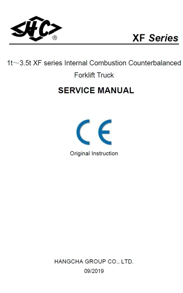 HANGCHA CPCD25 (XF-SERIES) MANUAL - Image 3