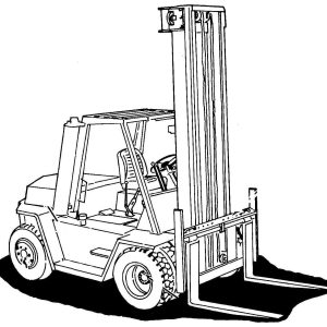 caterpillar v300 forklift