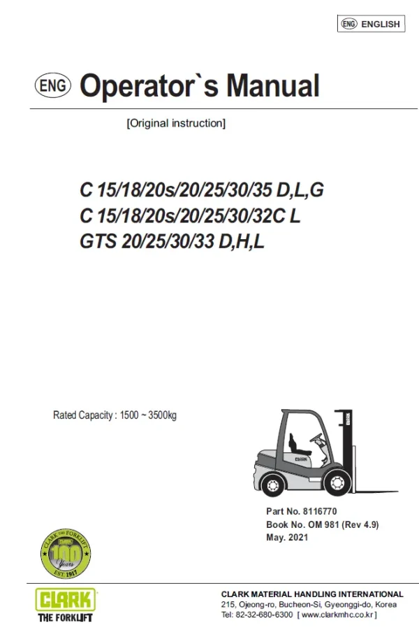 clark c30l user manual