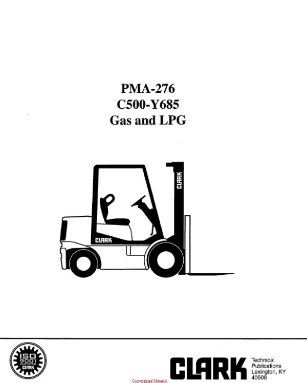 clark c500 service manual