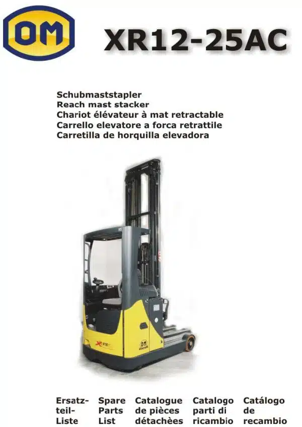 OM XR20 REACH TRUCK MANUAL - Image 5