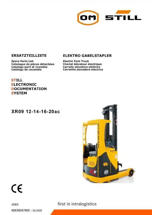 OM XR20 REACH TRUCK MANUAL - Image 6