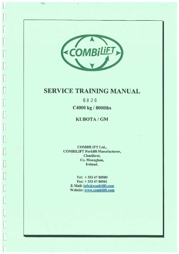 combilift C4000 Service Manual