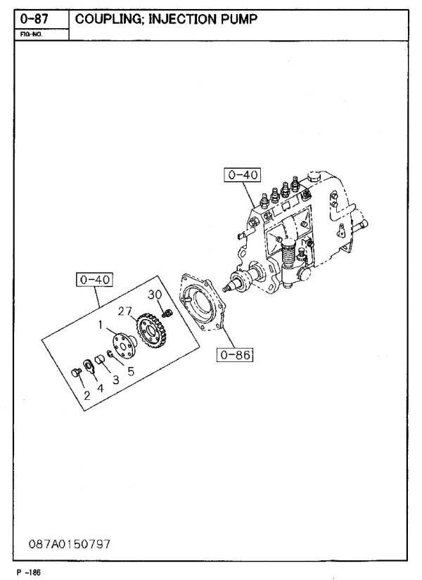 Isuzu Parts Catalogue Engine 4JG1 4JG2 406 03K 296 forklift manual