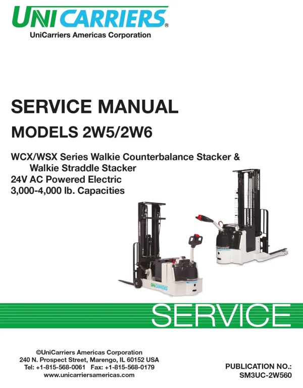 UNICARRIERS2 W5-Service-Manual