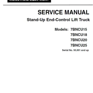 TOYOTA 7FBNCU20-Service-Manual