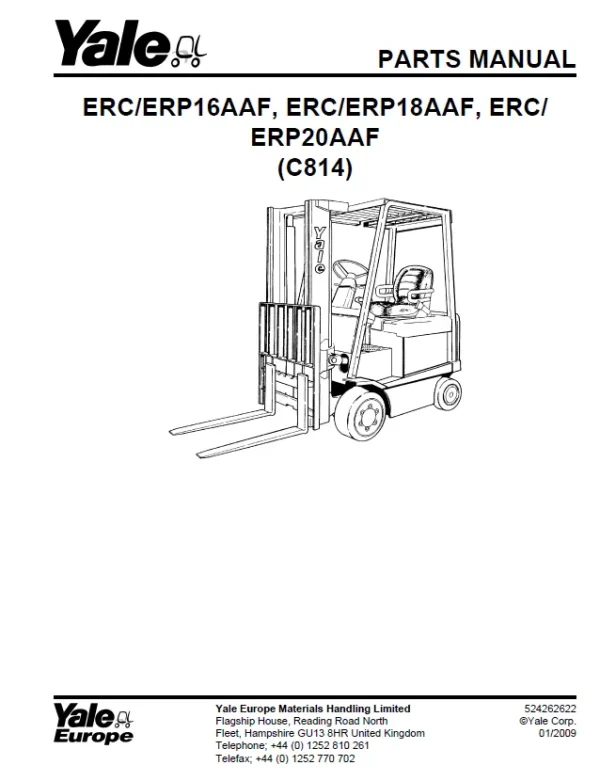 ERP-16-20AAF-C814-PARTS-BOOK