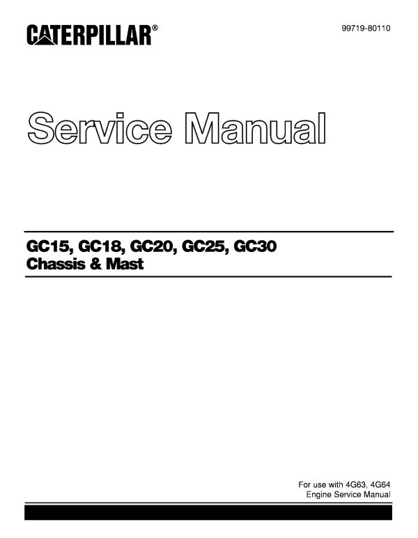 cat gc25 service manual