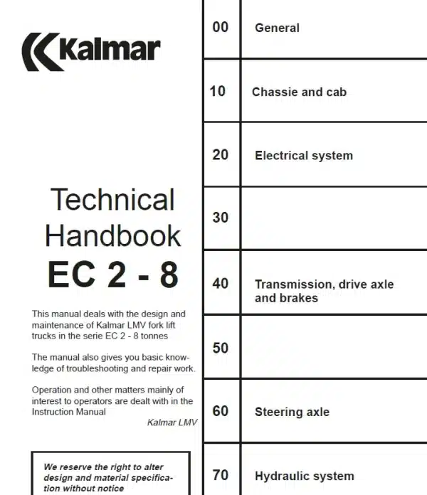 KALMAR EC 2-8 MANUAL - Image 3