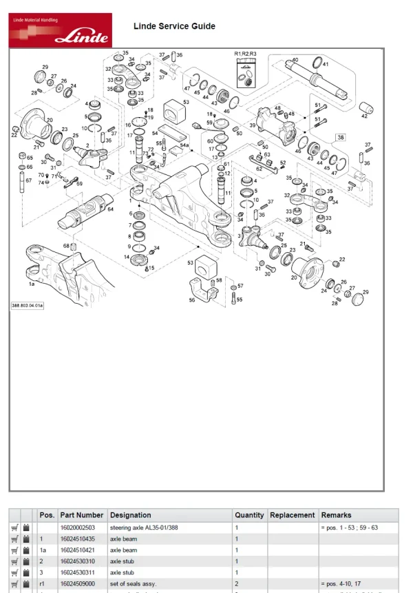 E30S 1276 parts manual forklift manual