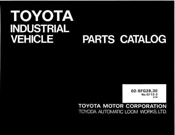 02 5FG28 30 G112 2 User Parts Catalog scaled forklift manual