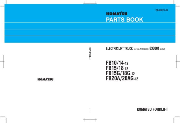 pba12e101fb forklift manual