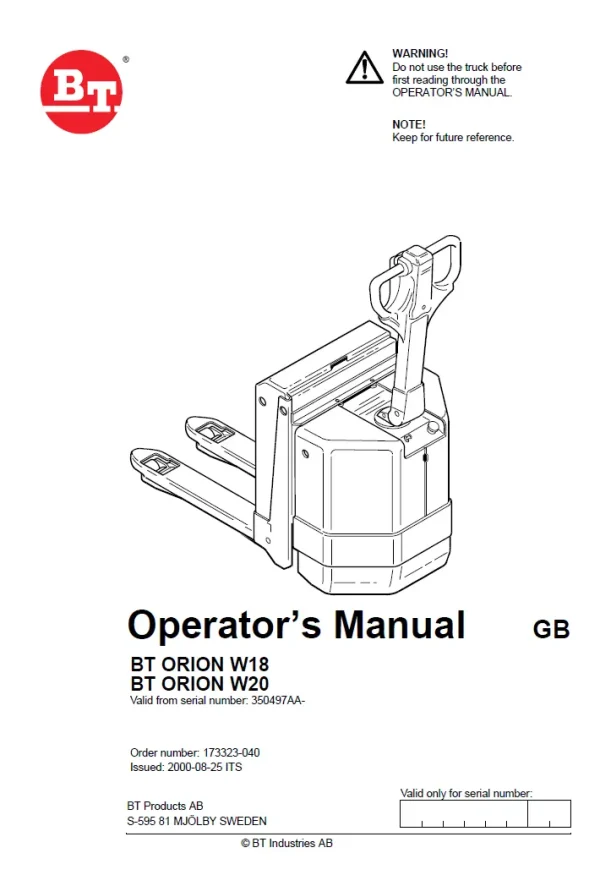 BT W20 MANUAL - Image 4