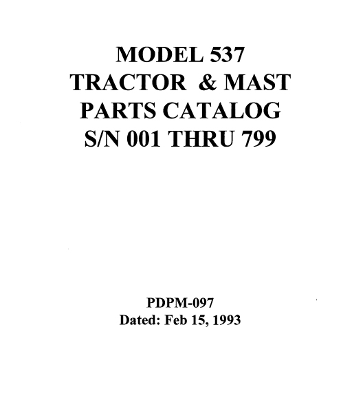 Raymond 537 Swing Reach Truck Manual 4 Raymond 537 Swing Reach Truck Manual - Image 4