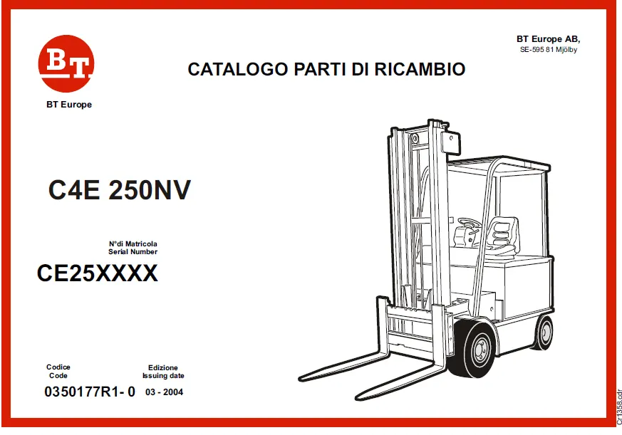 Bt C4E 250NV Manual 2 Bt C4E 250NV Manual - Image 2