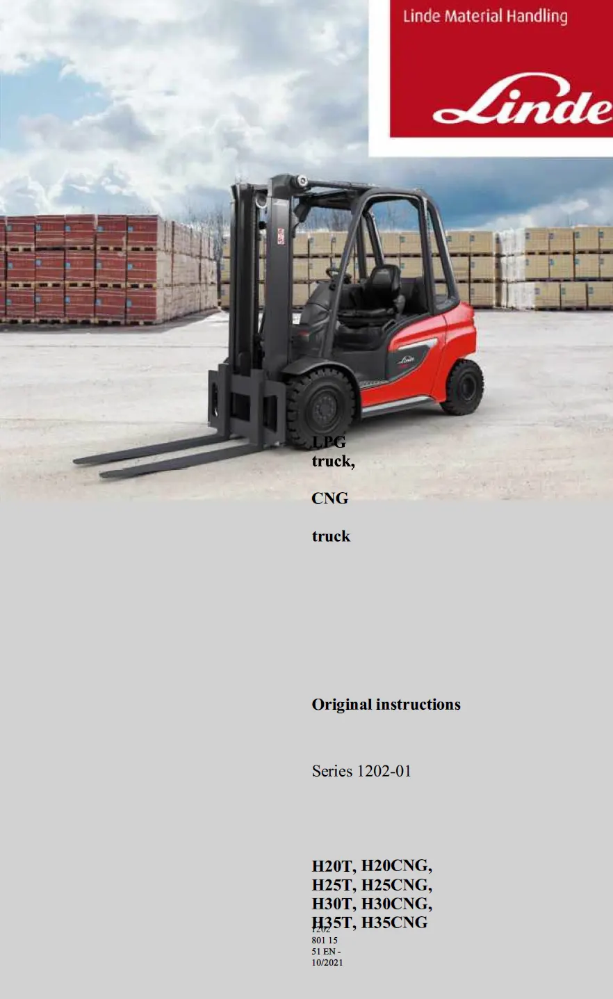 Linde H30 (1202) Manual 2 Linde H30 (1202) Manual - Image 2
