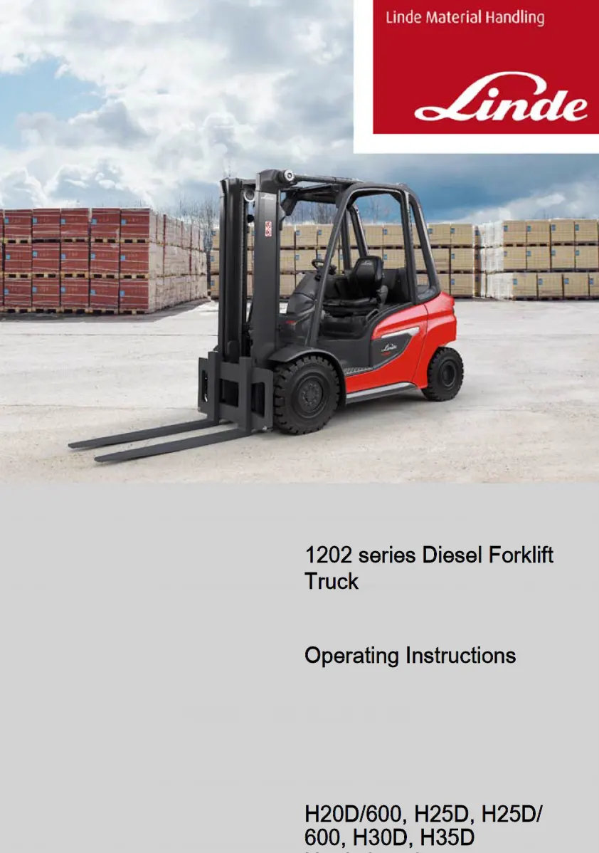 Linde H30 (1202) Manual 5 Linde H30 (1202) Manual - Image 5