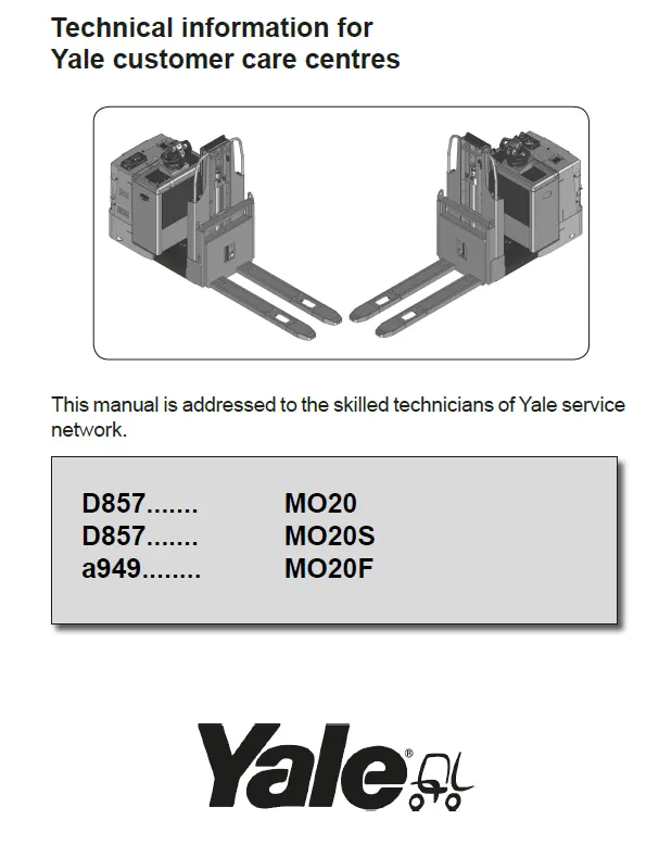 Yale MO20 (A943-D857) Manual 3 Yale MO20 (A943-D857) Manual - Image 3